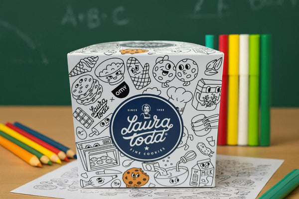 Coffret 5 big cookies Laura Todd X OMY
