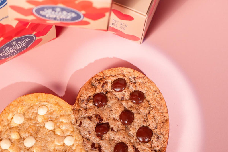 cookie personnalisable coeur saint valentin saveurs